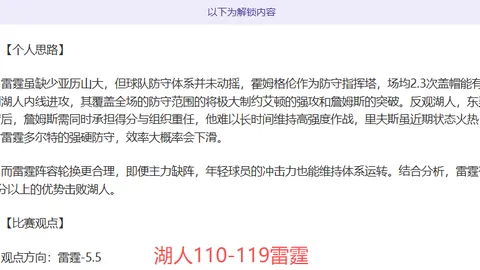 NBA季后赛森林狼对掘金 总分预测分析
